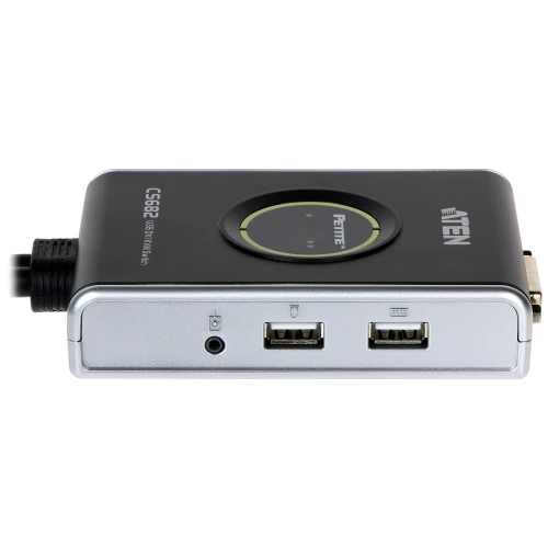 DVI + USB jungiklis CS-682