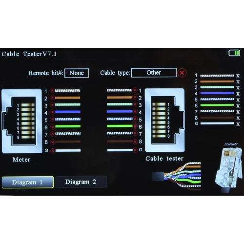 AHD, HD-CVI, HD-TVI, PAL MS-ACT50-4K 5 colių monitorius