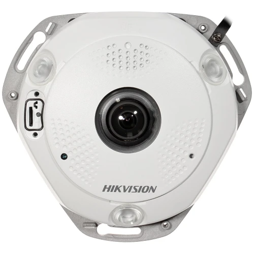 Vandalizmo atspari IP kamera DS-2CD63C5G0-IVS Fish Eye Hikvision