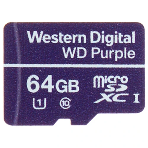 Atminties kortelė SD-MICRO-10/64-WD UHS-I sdhc 64GB Western Digital