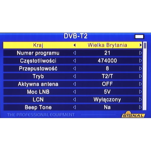 Universalus matuoklis ST-5150 DVB-T/T2 DVB-S/S2 DVB-C SIGNAL