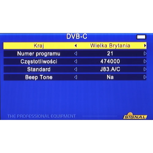 Universalus matuoklis ST-5150 DVB-T/T2 DVB-S/S2 DVB-C SIGNAL