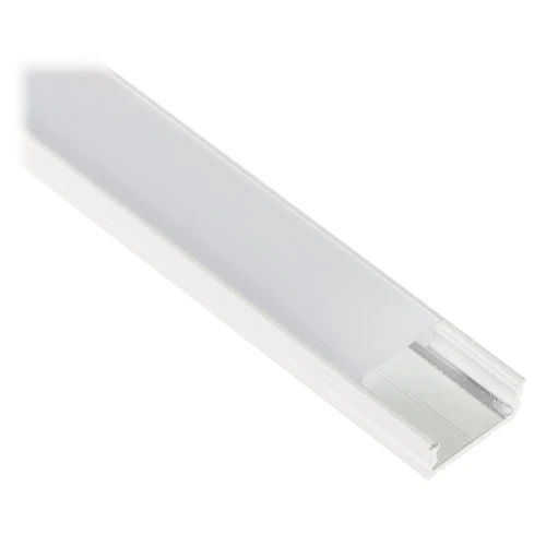 Profilis su gaubtu LED juostoms PR-LED/SW/2M paviršinis baltas