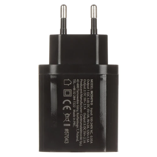 USB tinklo įkroviklis MCE-479B MACLEAN ENERGY