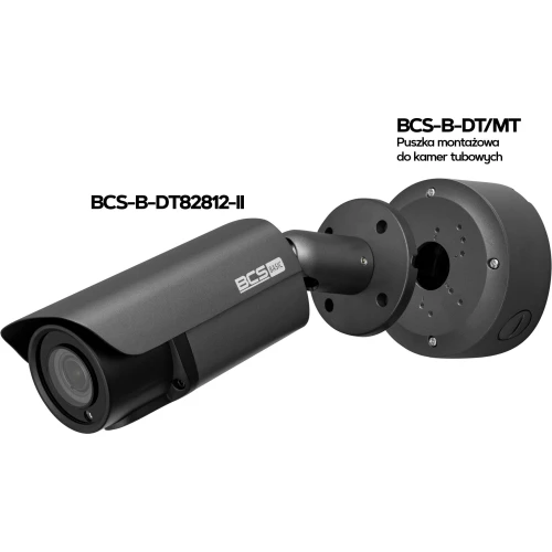 BCS-B-DT82812(II) 8MPx 4in1 stebėjimo vamzdelinė kamera CVI TVI AHD CVBS objektyvas 2.8-12mm