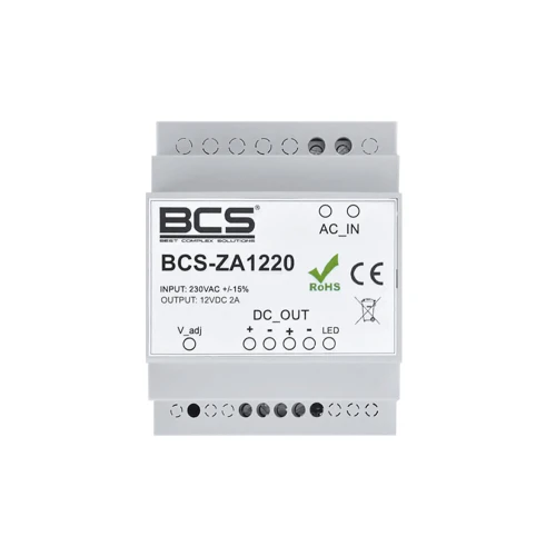 BCS-ZA1220 Maitinimo šaltinis 12V 2A