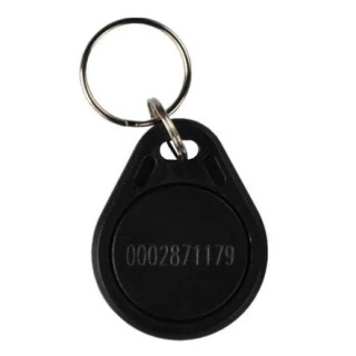 RFID raktų pakabukas BS-02BK 125kHz juodas su numeriu