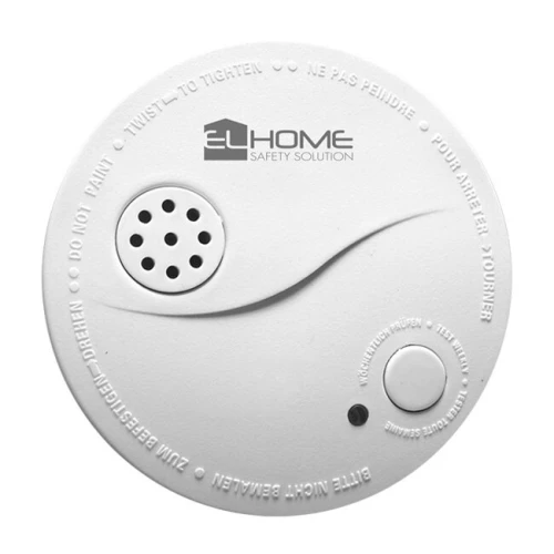 EL HOME SD-11B8 baterijų maitinimas, foto-optinis dūmų detektorius