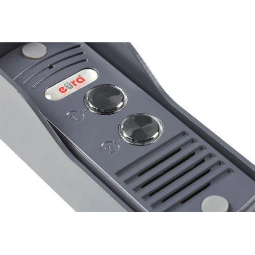 EURA ADP-32A3 "DUO" 2-šeimos grafito sidabro spalvos durų telefonas su maža išorine kasete, INTERKOM