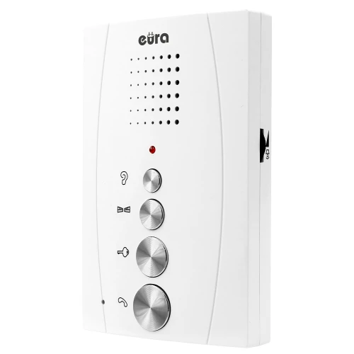 Durapjovė EURA ADP-38A3 ENTRA rinkinys baltas vieno šeimos garsiakalbis su šifravimo įrenginiu