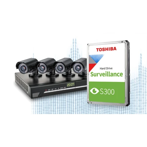 Toshiba S300 Surveillance 6TB stebėjimo kietasis diskas