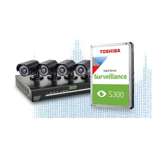 Toshiba S300 Surveillance 2TB stebėjimo kietasis diskas