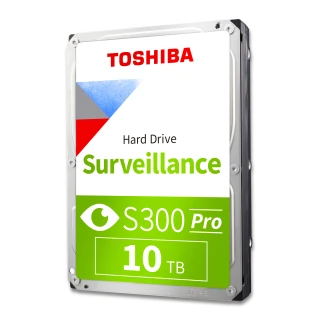 Toshiba S300 Pro Surveillance 10TB kietasis diskas stebėjimui