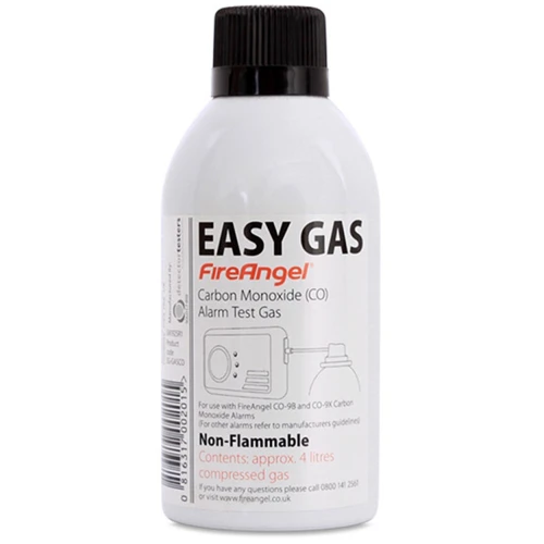 CO FireAngel testerio EG-GASCO anglies monoksido jutiklių testavimo dujos