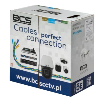 BCS-U/UTP-CAT5E-PVC U/UTP kategorijos 5E PVC kabelis