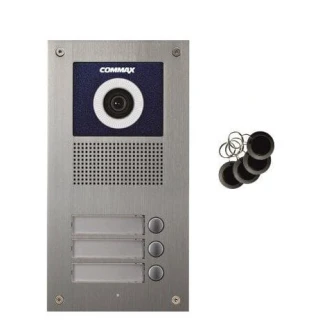 3-abonentų DRC-3UCHD/RFID kamera su optikos reguliavimu ir RFID skaitytuvas HD