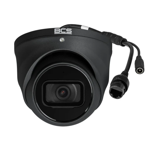 BCS-L-EIP25FSR5-AI1-G kopuolinė IP kamera 5Mpx, 1/2.7" keitiklis su 2.8mm objektyvu