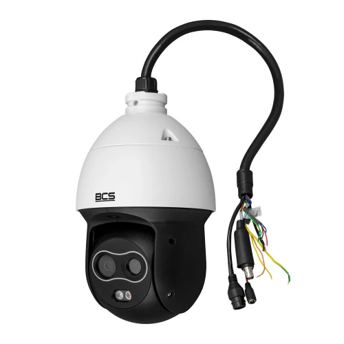 BCS-L-SIP224FR5-THT-AI1 256x192, 7mm, 4Mpx, 8mm objektyvas su temperatūros matavimo funkcija BCS' sukamoji termovizorinė IP kamera
