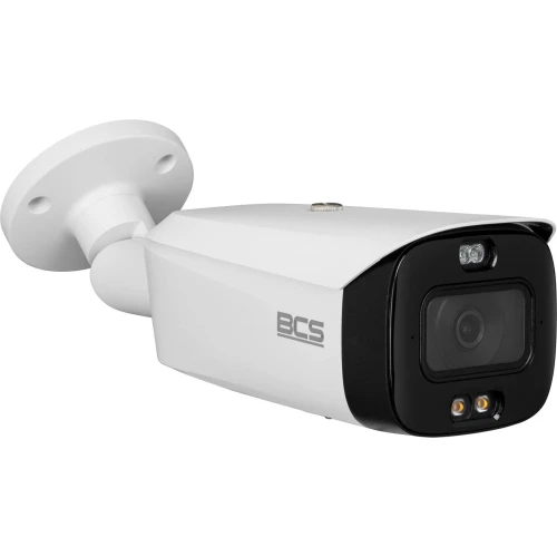 BCS-L-TIP58FCR3L3-AI1 vamzdinė IP kamera 8 Mpx NightColor su garsiakalbiu