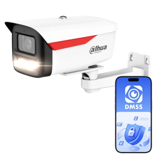 Dahua IPC-HFW2849M-S-LED-0360B-B-PRO vamzdinė IP kamera, WizColor