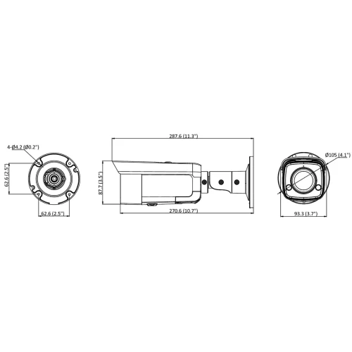 IP kamera DS-2CD2T87G2-L(4mm)(C) ColorVu 8Mpx Hikvision