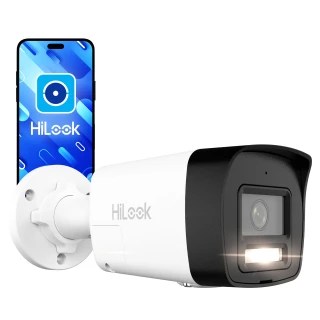 IP kamera HiLook by Hikvision IPCAM-B8-30DL/A 4K Smart Hybrid-Light 30m, aktyvus atgrasymas