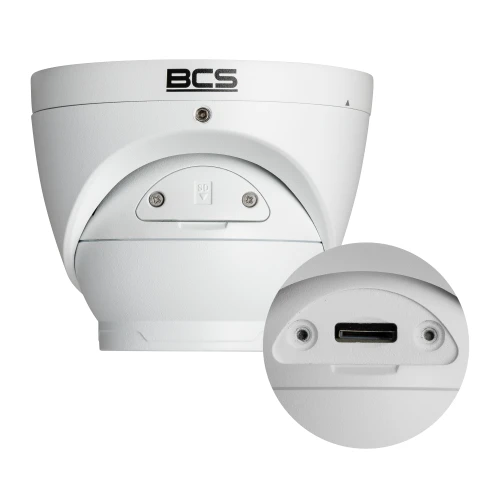 4Mpx BCS-P-EIP14FSR3 kupolinė IP kamera su fiksuoto židinio atstumo objektyvu 2.8mm