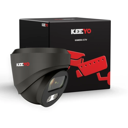 IP kupolinė kamera KEEYO LV-V-IP8M25DF-G-II 8Mpx IR 25m