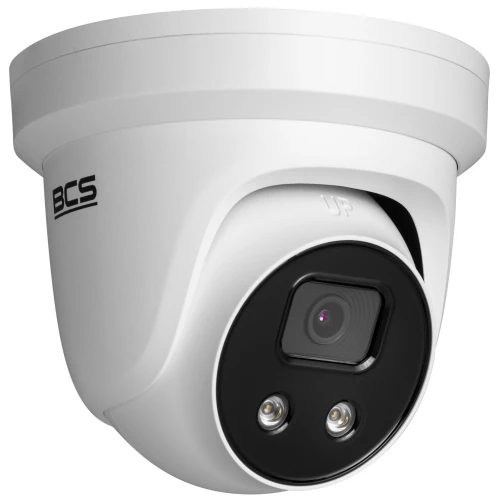 BCS-V-EIP24FSR3-AI2 BCS View kupolo kamera, ip, 4Mpx, 2.8mm, starlight, poe, mikrofonas
