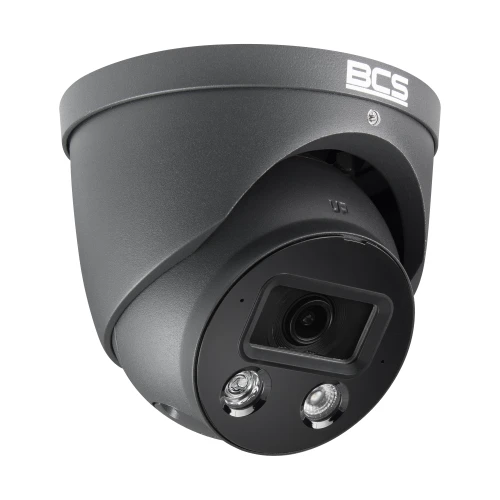 Kamera kopułowa IP BCS-L-EIP58FCR3L3-AI1-G(2) 8MPx, DORI, IR LED, WHITE LIGHT, BCS