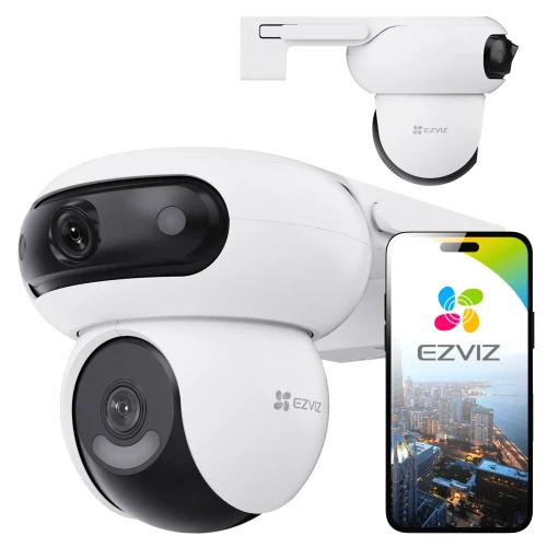 IP Wi-Fi sukamasis fotoaparatas EZVIZ H90 Dual, AI, automatinis sekimas