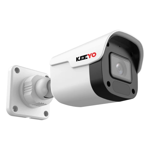 IP cilindrinė kamera 4Mpx IR 25m KEEYO LV-V-IP4M25TF-B Audio AI