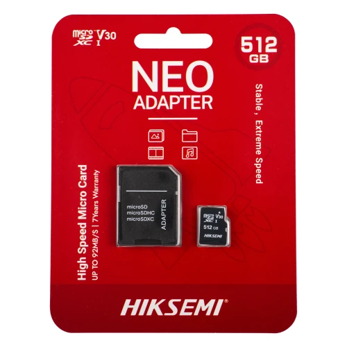 MicroSD atminties kortelė Hikvision HS-TF-C1 256GB