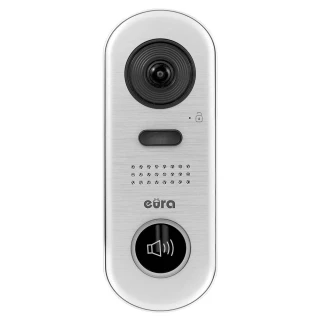 Modulinė išorinė EURA PRO IP VIP-50A5 vieno gyventojo kasetė, paviršutiniškai montuojama, 105 laipsnių kamera.