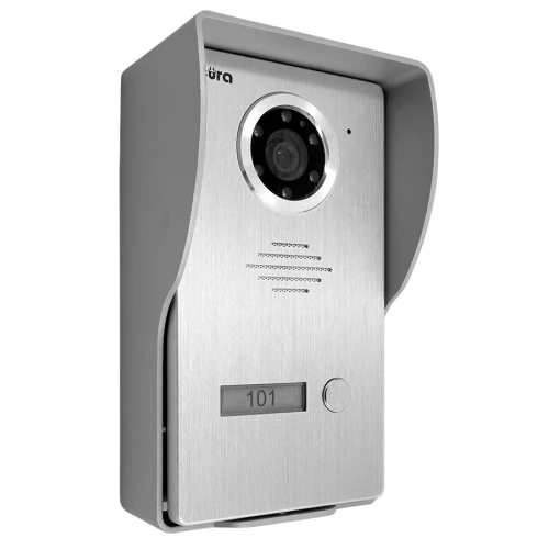 Modulinė išorinė EURA VDA-21A3 EURA CONNECT vienų šeimos namų vaizdo durų telefonas