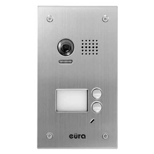 EURA VDA-78A5 2EASY įmontuojama išorinė vaizdo durų telefonų kasetė dviejų butų