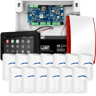Ropam NeoGSM-IP signalizacijos rinkinys su 13 Bosch jutikliais, lietimui jautrus manipuliatorius TPR-4BS Wifi GSM