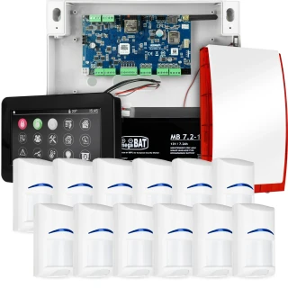 Pilna apsaugos sistema NEOLTE-IP, 12x jutiklis BOSCH, TPR-4BS-P, GSM WiFi