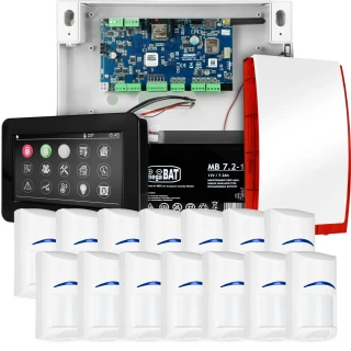 Pilna apsaugos sistema NEOLTE-IP, 14x jutiklis BOSCH, TPR-4BS-P, GSM WiFi