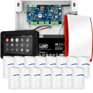 Visiška signalizacijos sistema NEOLTE-IP, 15x jutiklis BOSCH, TPR-4BS-P, GSM WiFi