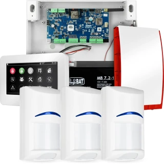 Visiška signalizacijos sistema NEOLTE-IP, 3x jutiklis BOSCH, TPR-4WS-P, GSM WiFi