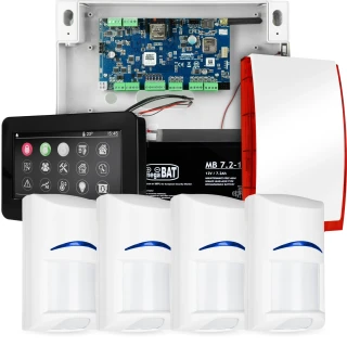 Visiška signalizacijos sistema NEOLTE-IP, 4x jutiklis BOSCH, TPR-4BS-P, GSM WiFi