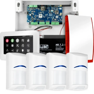 Visiška signalizacijos sistema NEOLTE-IP, 4x jutiklis BOSCH, TPR-4WS-P, GSM WiFi