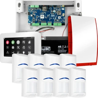 Visiška apsaugos sistema NEOLTE-IP, 8x jutiklis BOSCH, TPR-4WS-P, GSM WiFi