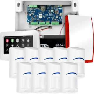Visiška signalizacijos sistema NEOLTE-IP, 9x jutiklis BOSCH, TPR-4WS-P, GSM WiFi