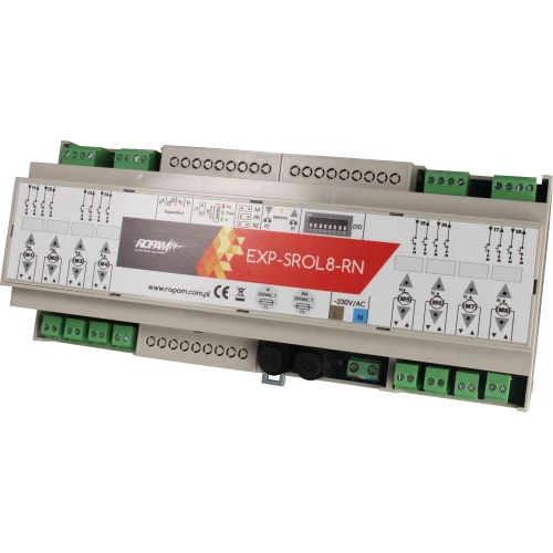 Ropam NeoGSM-IP-64 DIN signalizacijos sistema, Balta, 8x judesio daviklis, žaliuzių ir apšvietimo valdymas, GSM pranešimai, Wifi