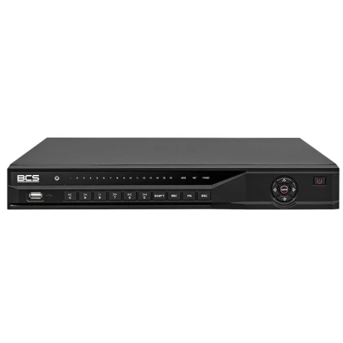 BCS-L-XVR1602-V 16 kanalų įrašytuvas su dviem diskais, 5 sistemų HDCVI/AHD/TVI/ANALOG/IP