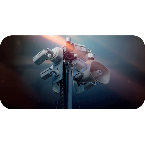 Mobilus stebėjimo bokštas BCS MOBILCAM P750 su CCTV sistema ir lengva priekaba