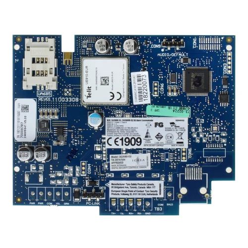 DSC GTX2 4x jutiklis, LCD, mobilioji programėlė, pranešimas apie signalizacijos sistemą