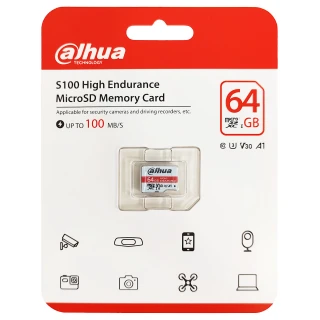 Atminties kortelė TF-S100/64GB microSD UHS-I DAHUA